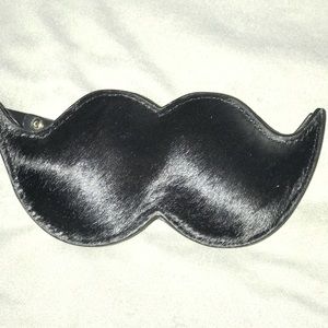 Kate spade mustache coin purse